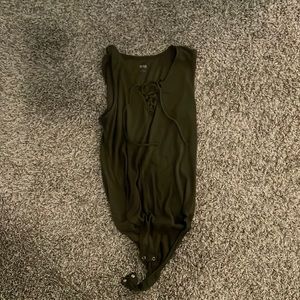 Bodysuit hunter green size large women’s